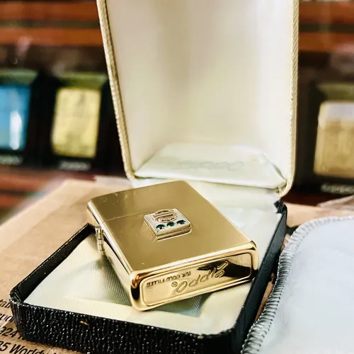 ZIPPO 10k GOLD FIELD HÀNG XƯA 1970s.