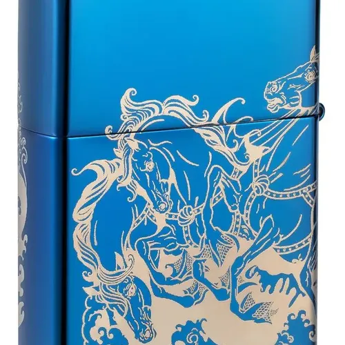 Zippo 48787 – Zippo Atlantis Design High Polish Blue