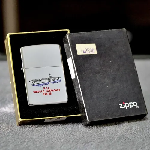 ZIPPO XƯA SƯU TẦM - LA MÃ 1994 - CHỦ TÀU HẠM SÂN BAY HOA KỲ U.S.S