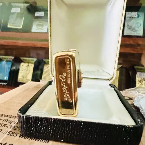 ZIPPO 10k GOLD FIELD HÀNG XƯA 1970s.