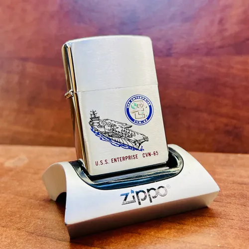 Zippo La Mã 1997 - Chủ đề tàu hạm Sân Bay U.S.S CVN-65
