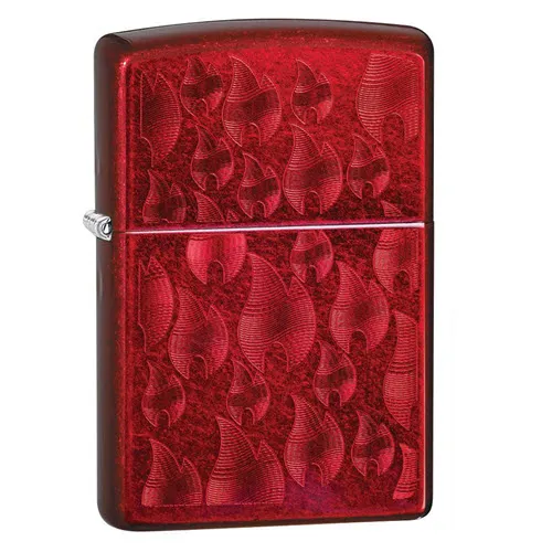 Iced Zippo Flame Design