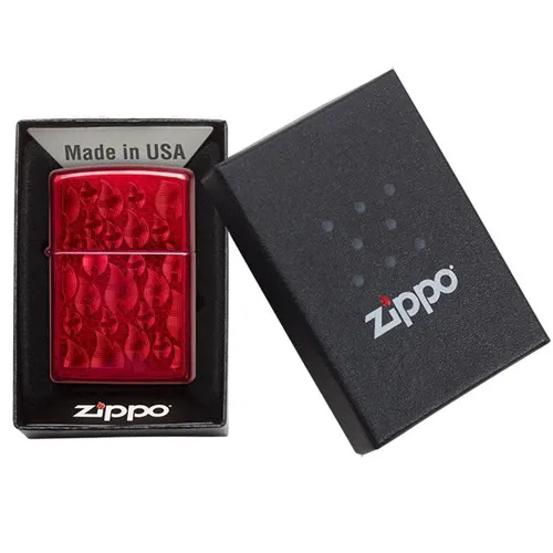Iced Zippo Flame Design
