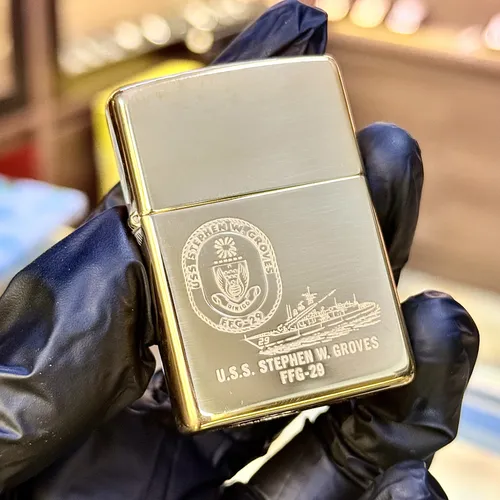 Zippo Tàu Chiến 2001 – U.S.S. STEPHEN W. GROVES (FFG-29)