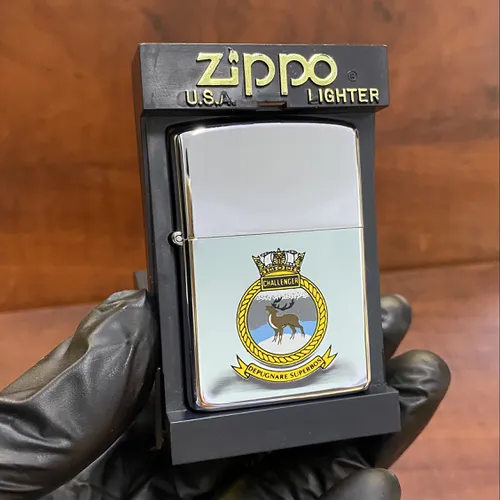 ZIPPO XƯA - LA MÃ CHỦ ĐỀ TÀU HẢI QUÂN HOÀNG GIA ANH QUỐC.