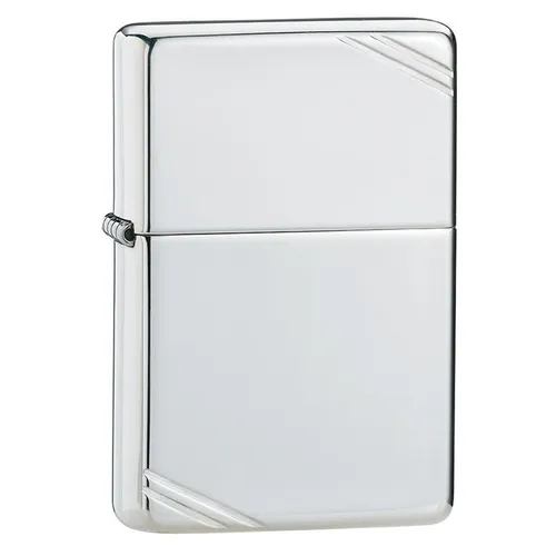 Zippo Sterling Silver Vintage with Slashes 14