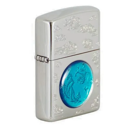 Zippo CZA-3-27B – Zippo Year of the Dragon 2024 Asia Limited Edition (Nickel)