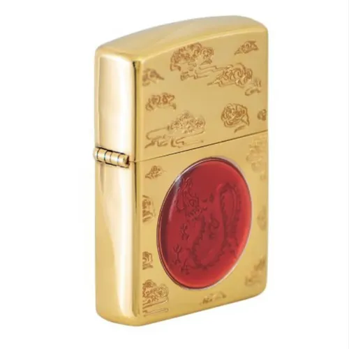 Zippo CZA-3-27A – Zippo Year of the Dragon 2024 Asia Limited Edition (Gold Plate)