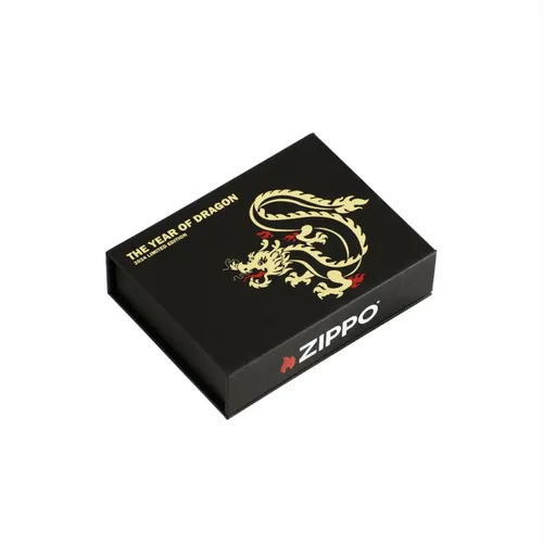 Zippo CZA-3-27A – Zippo Year of the Dragon 2024 Asia Limited Edition (Gold Plate)