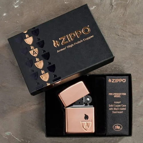 Zippo 46171 – Zippo Armor® Solid Copper Case