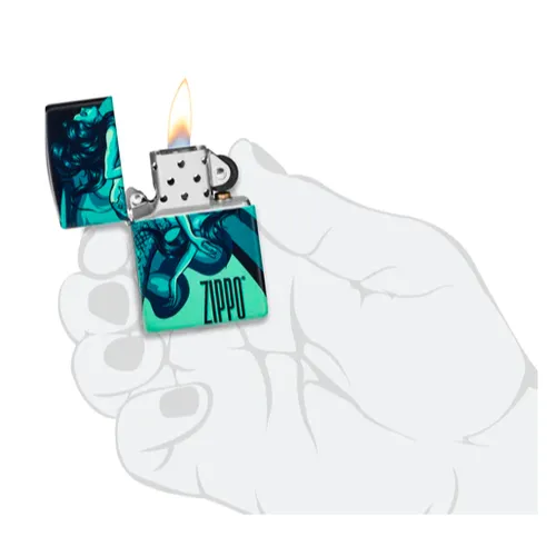 Mermaid Zippo Design