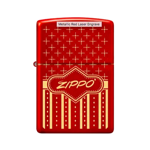 Metallic Red Laser Engrave