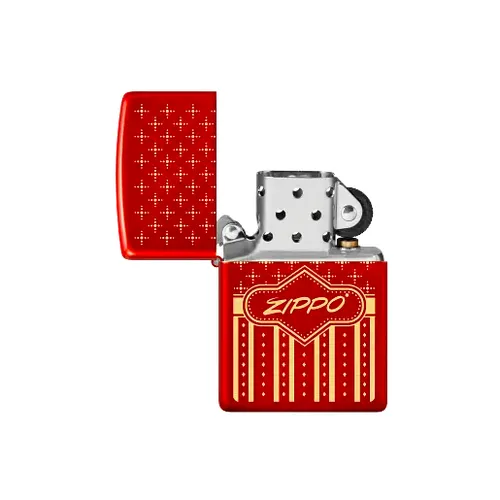 Metallic Red Laser Engrave