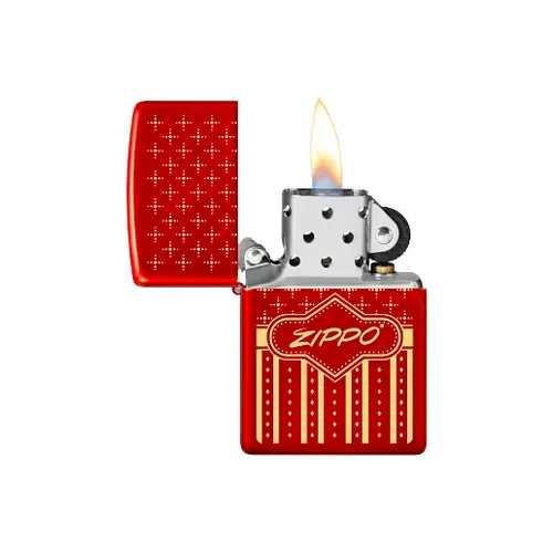 Metallic Red Laser Engrave