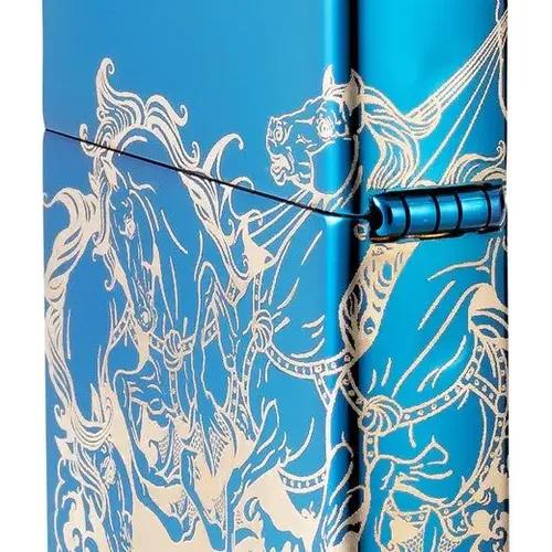 Zippo 48787 – Zippo Atlantis Design High Polish Blue