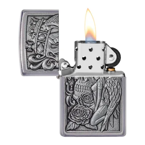 Skull and Angel Emblem Design