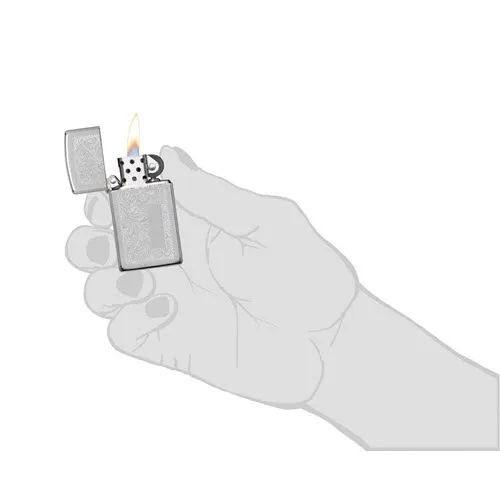 Zippo Slim® Chrome Venetian®