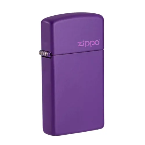 Slim® Purple Matte Zippo Logo