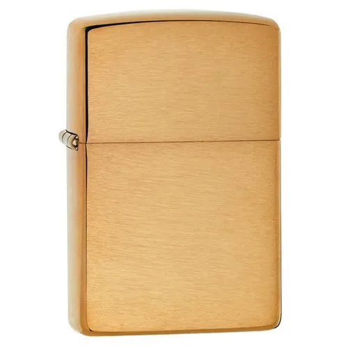 Vỏ Bật Lửa Zippo Brushed Brass Solid