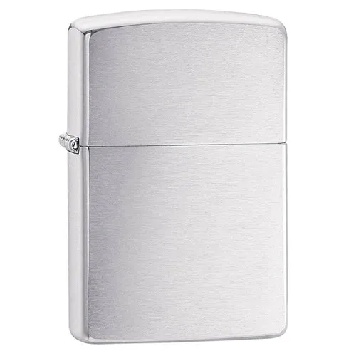 Vỏ Bật Lửa Zippo Chrome chải cổ điển