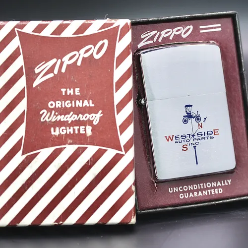 ZIPPO XƯA 1962 - HÀNG XƯA THẬP NIÊN 60s _CHỦ ĐỀ WEST SIDE AUTO PARTS INC.