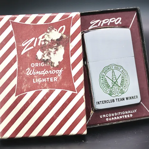 ZIPPO XƯA 1958 - HÀNG XƯA THẬP NIÊN 50s _CHỦ ĐỀ CLEVERLAND DISTRICT GOLF ASSOCIATION