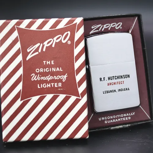 ZIPPO XƯA 1959 - HÀNG XƯA THẬP NIÊN 50s _CHỦ ĐỀ R.F HUTCHINSON ARCHITECT