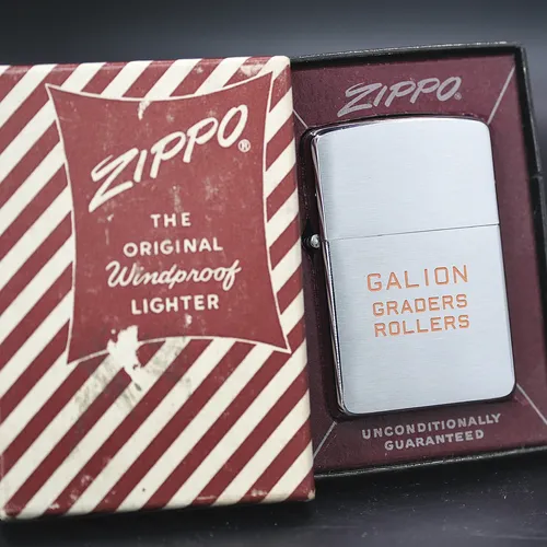 ZIPPO XƯA 1957 - HÀNG XƯA THẬP NIÊN 50s _CHỦ ĐỀ GALION GRADERS ROLLERS