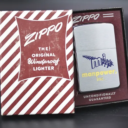ZIPPO XƯA 1956 - HÀNG XƯA THẬP NIÊN 50s _CHỦ ĐỀ MANPOWER INC.