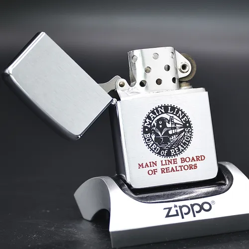 ZIPPO XƯA 1957 - HÀNG XƯA THẬP NIÊN 50s _CHỦ ĐỀ MAIN LINE BOARD OF REALTORS