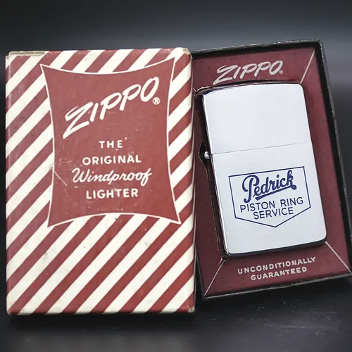 ZIPPO XƯA 1961 - HÀNG XƯA THẬP NIÊN 60s _CHỦ ĐỀ MAIN PEDRICK PISTON RING SERVICE