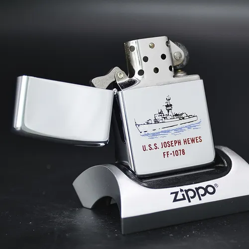 ZIPPO XƯA 1981 - HÀNG XƯA THẬP NIÊN 80s _CHỦ ĐỀ TÀU CHIẾN U.S.S JOSEPH HEWES FF-1078