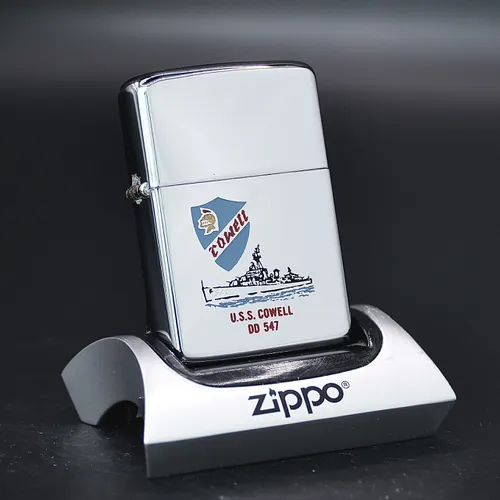 ZIPPO XƯA 1967 - HÀNG XƯA THẬP NIÊN 60s _CHỦ ĐỀ HIẾM TÀU CHIẾN U.S.S COWELL DD 547