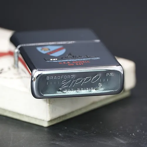 ZIPPO XƯA 1967 - HÀNG XƯA THẬP NIÊN 60s _CHỦ ĐỀ HIẾM TÀU CHIẾN U.S.S COWELL DD 547