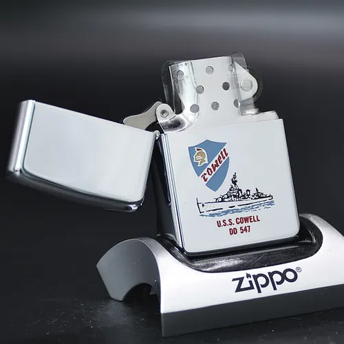 ZIPPO XƯA 1967 - HÀNG XƯA THẬP NIÊN 60s _CHỦ ĐỀ HIẾM TÀU CHIẾN U.S.S COWELL DD 547