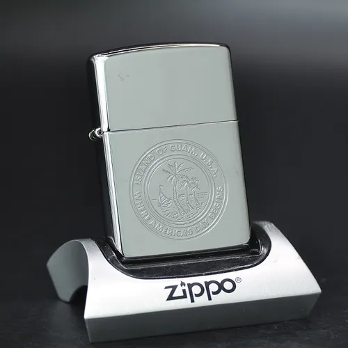 ZIPPO XƯA 1997 - HÀNG XƯA THẬP NIÊN 90s _ CHỦ ĐỀ  ISLAND OF GUAM