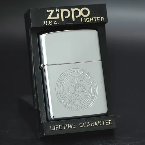 ZIPPO XƯA 1997 - HÀNG XƯA THẬP NIÊN 90s _ CHỦ ĐỀ  ISLAND OF GUAM