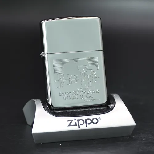 ZIPPO XƯA 1996 - HÀNG XƯA THẬP NIÊN 90s _ CHỦ ĐỀ LATTE STONE PARK GUAM. U.S.A