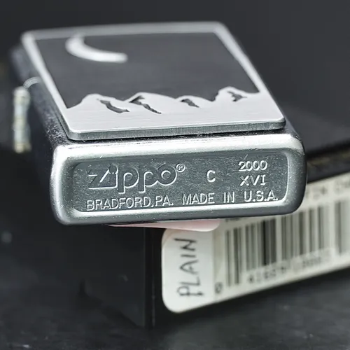 ZIPPO XƯA 2000 - HÀNG XƯA 2000s _ CHỦ ĐỀ EMBLEM NGỌN NÚI