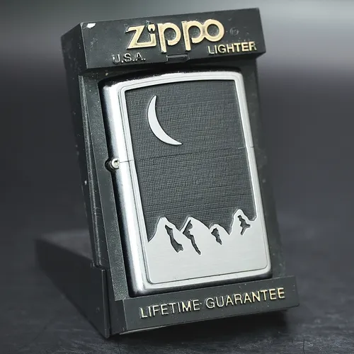 ZIPPO XƯA 2000 - HÀNG XƯA 2000s _ CHỦ ĐỀ EMBLEM NGỌN NÚI