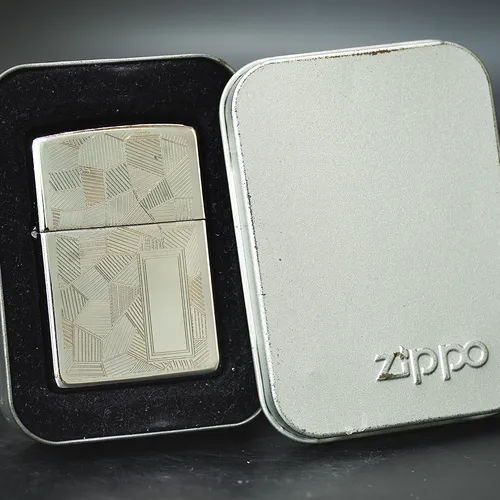 ZIPPO XƯA 1996 MẠ BẠC - HÀNG XƯA THẬP NIÊN 90s _ CHỦ ĐỀ VENETIAN (SILVER PLATE)