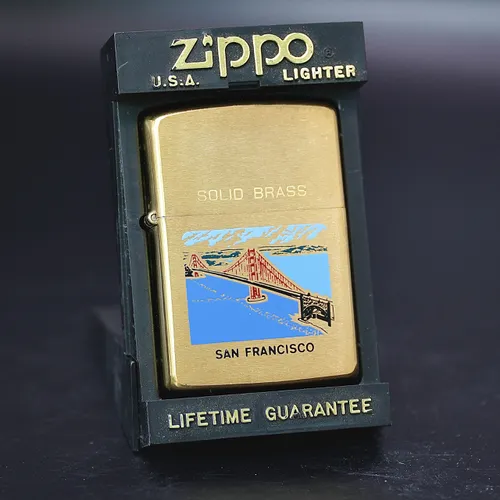 ZIPPO XƯA 32-90 - HÀNG XƯA CHU NIÊN _ CHỦ ĐỀ SAN FRANCISCO BRIDGE