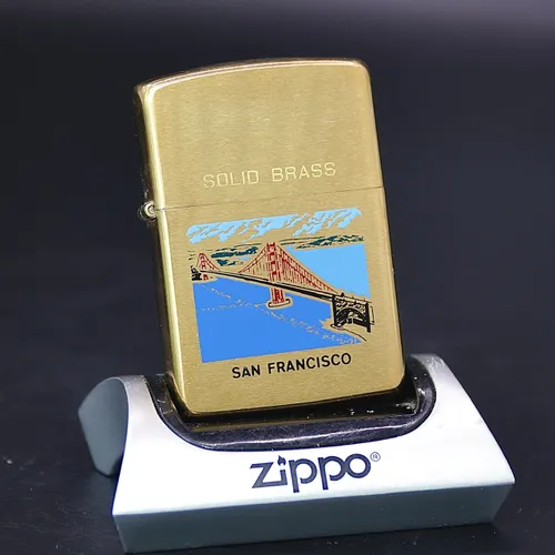 ZIPPO XƯA 32-90 - HÀNG XƯA CHU NIÊN _ CHỦ ĐỀ SAN FRANCISCO BRIDGE