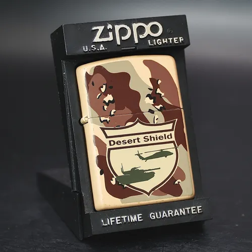 ZIPPO XƯA 1990 - HÀNG XƯA THẬP NIÊN 90s _ CHỦ ĐỀ DESERT SHIELD