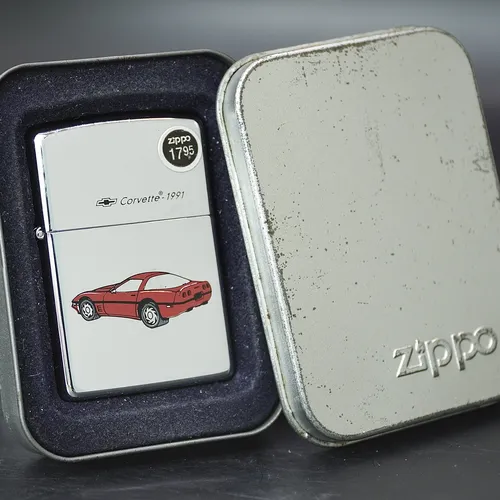 ZIPPO XƯA 1993 - HÀNG XƯA THẬP NIÊN 90s _ CHỦ ĐỀ CHEVROLET CORVETTE 1991