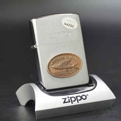 ZIPPO XƯA 2000 - HÀNG XƯA 2000s_ CHỦ ĐỀ FISH STAMP