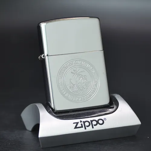 ZIPPO XƯA 1997 - HÀNG XƯA THẬP NIÊN 90s _ CHỦ ĐỀ GUAM ISLAND STAMP