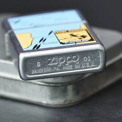 ZIPPO XƯA 2001 - HÀNG XƯA 2000s _ CHỦ ĐỀ 60th ANNIVERSARY PEARL HARBOR MAP