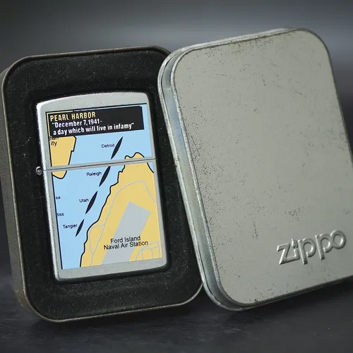 ZIPPO XƯA 2001 - HÀNG XƯA 2000s _ CHỦ ĐỀ DECEMBER 7, 1941 PEARL HARBOR