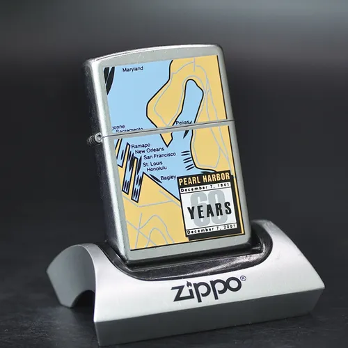 ZIPPO XƯA 2001 - HÀNG XƯA 2000s _ CHỦ ĐỀ 60 YEARS SINCE PEARL HARBOR WAR